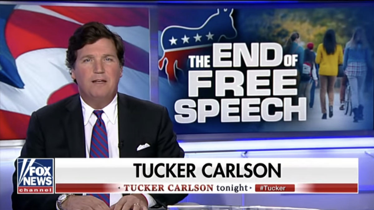 Tucker: There’s no value more American than free speech